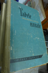 Tabele Matematice uzuale - Editura Tehnica foto