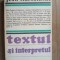 Textul si interpretul- Jean Starobinski