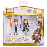 Set 2 figurine Harry Potter - Ron si Ginny Weasley, 7.5 cm, Spin Master