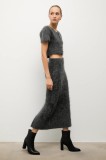 Answear.LAB cizme de piele culoarea negru, cu toc drept