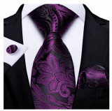 Set cravata + batista + butoni - matase - model 236