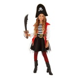 Costum pirat KidMania&reg; pentru fete 5-7 ani 122 cm