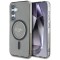 Husa pentru Samsung Galaxy S25 - Guess IML Glitter Circle MagSafe (GUHMS25SHFGEREK) - Black