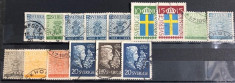 B0016 - lot Suedia timbre stampilate,anul 1955 foto
