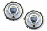 Faruri Crom compatibil cu Mercedes G-Class W463 (1989-2012) Bi-Xenon Look HLMBW463C