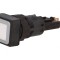 Comutator apăsare 16mm alb bec