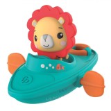 Jucărie Băieți și Fete Fisher Price, Barca cu Leu, Multicolor, 12+ Luni
