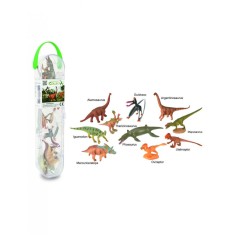 Cutie cu 10 minifigurine Dinozauri set 3