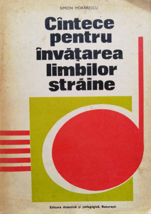 Cantece Pentru Invatarea Limbilor Straine - Simion Morarescu , B1317