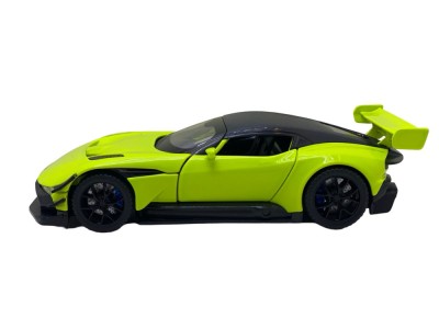 Macheta metal 2017 Aston Martin Vulcan galben 1:32 sunet, lumini deschide usile foto
