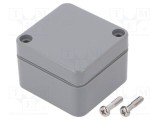 Carcasă universală GAINTA 50mm 52mm 35mm ABS gri &icirc;nchis IP67