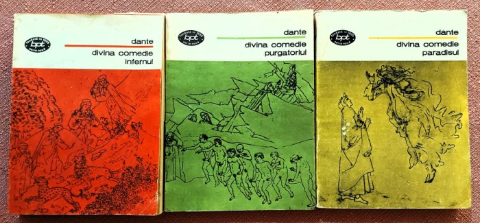 Divina Comedie 3 Volume. Editura Minerva, 1982 - Dante