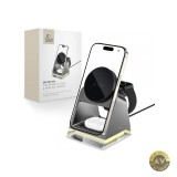Incarcator Retea Wireless Tech-Protect QI15W-A43 3in1 15W 1.67A Negru