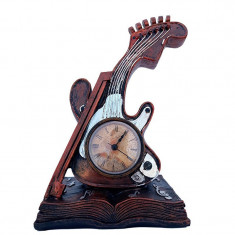 Ceas de masa, in forma de vioara, 25 cm, 1559G