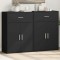 vidaXL Dulapuri, 2 buc., negru, 60x30x84 cm, lemn prelucrat 3276596