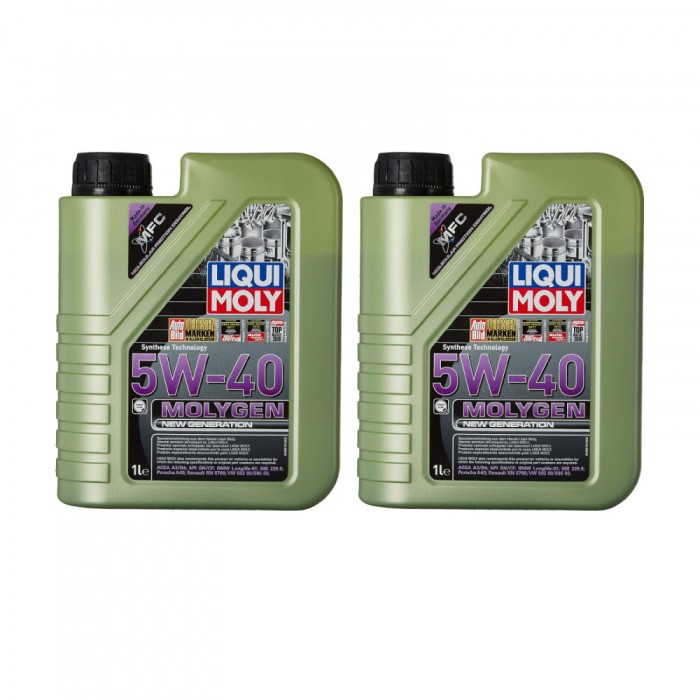 Pachet 2 litri Ulei sintetic Liqui Moly Molygen New Generation 5W40