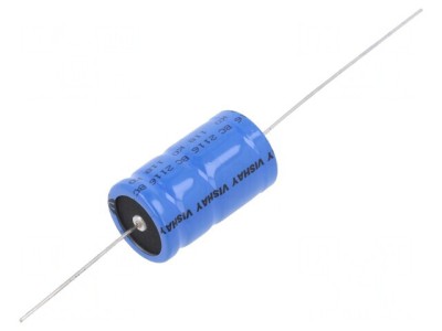 Condensator Electrolitic 220uF 100V THT &amp;Oslash;18x30mm foto