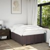 VidaXL Cadru de pat fără saltea, maro &icirc;nchis, 120x200 cm, textil