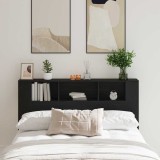 VidaXL Tablă de pat cu sertar Stejar negru 160 x 19 x 104.5 cm 862759