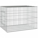 Cusca pentru iepuri, 78x54x54 cm, fier galvanizat GartenMobel Dekor, vidaXL