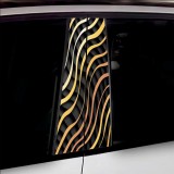 Set 2 stickere decorative pentru stalpii usilor, print autoadeziv de inalta rezolutie, dimensine 2 buc x 50 x 22 cm , cod: AVX-SSU-14 FAVLine Selectio, Oem