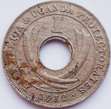 2289 Africa de Est 1 cent 1912 George V Uganda km 7