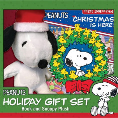 Peanuts: Christmas Is Here! Holiday Gift Set: Book and Snoopy Plush