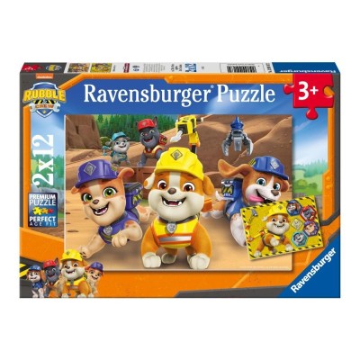 Ravensburger - Puzzle Rubble si echipa lui 2x12 piese foto