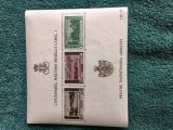 bloc filatelic Centenarul Nasterii Regelui Carol I , Inzestrarea Armatei , 20 lei