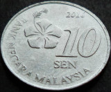 Cumpara ieftin Moneda 10 SEN - MALAEZIA, anul 2016 *cod 4864, Asia