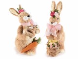 Cumpara ieftin Set 2 figurine Iepurasi Paste 14x22x40 cm