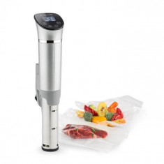 Klarstein Quickstick Flex, Sous-Vide, 1300 W, 3D circulator, IPX7, timer, 0 - 95 ?C, argintiu foto