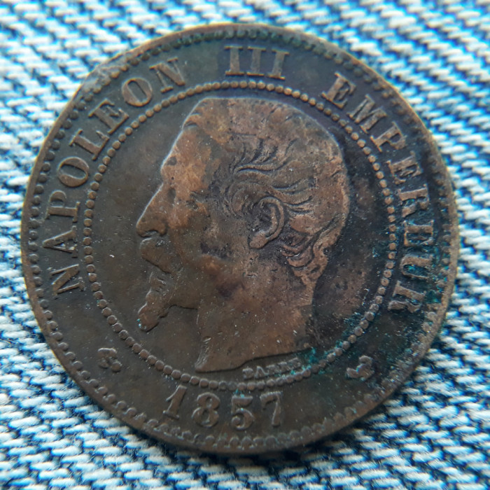 2L - 10 Centimes 1857 W Franta