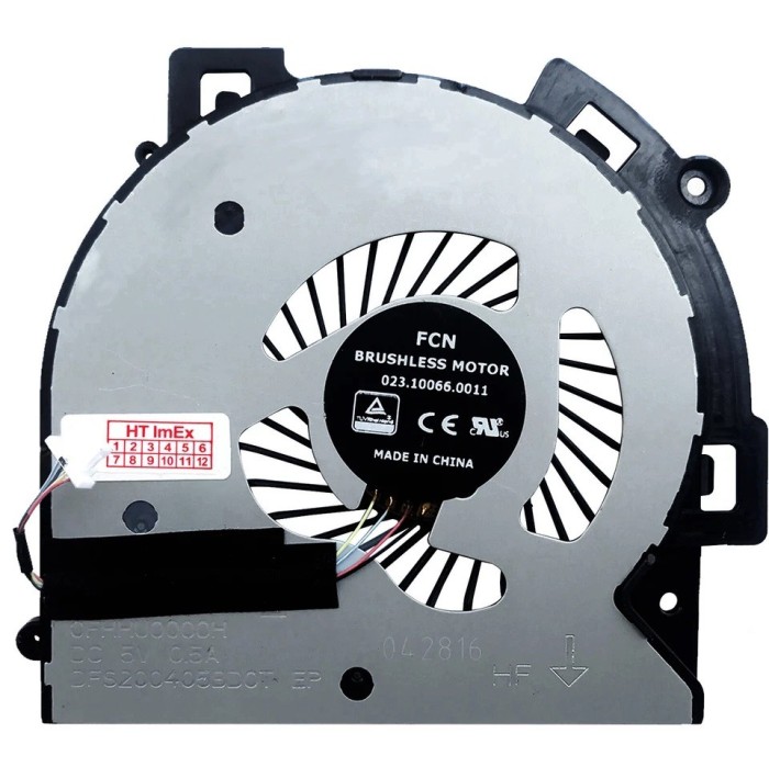 Cooler Laptop, HP, Envy X360 15-AR, 15Z-AR, 856277-001, 858286-001, DFS200405BD0T, 0FHHU0000H, 023.10066.0011, 5V, 0.5A