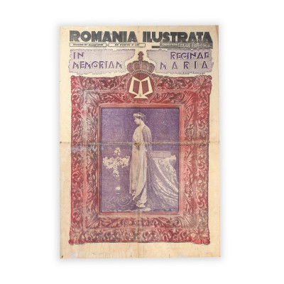 Publicația &amp;bdquo;Rom&amp;acirc;nia ilustrată&amp;rdquo;, 27 august 1939 - In memoriam Regina Maria foto