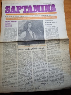 saptamana 16 decembrie 1983-transilvania,stravechi pamant romanesc foto