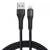 Cablu Date si Incarcare USB-A - Lightning Lito LD14, 18W, 1m, Negru