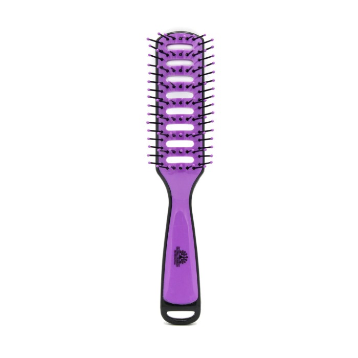 Perie de par, ingusta, 7084 - negru/violet