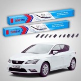 Cumpara ieftin Ștergătoare Seat Leon 5F 2012-2020 | Set Față Flat &ndash; TeamCar&reg;