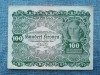 100 Kronen 1922 Austria ⏳/ Coroane / seria 461580