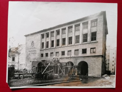 Bucuresti 1944 dupa bombardament Oficiul National de Turism 23x18 cm foto