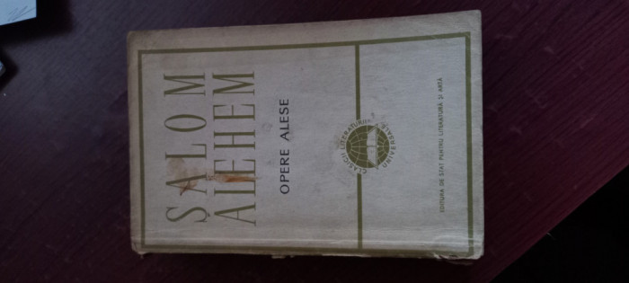 Salom Alehem- opere alese