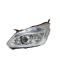 Far FORD TRANSIT/TOURNEO CUSTOM, 03.2013-05.2016, partea Stanga, DEPO, cu lentile; cu lumina de zi; H1+H15+H7; electric; argintiu; halogen; cu lumina