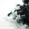 Instalatie brad de craciun rgrb, 10 m din care 1m prelungitor, 220v, 40 led, interconectabila, stelute, multicolor, Oem