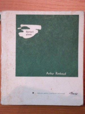 SCRIERI ALESE- ARTHUR RIMBAUD, BUC. 1968 foto