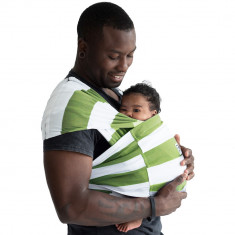 Sistem Purtare Baby K&amp;#039;tan Baby Carrier Print - Olive Stripe - Marimea M foto