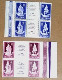 TIMBRE ROMANIA MNH LP493+493a/1960 A XV-a aniversare victorie fascism-pereche