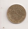 Moneda Franta - 20 Centimes 1995, Europa