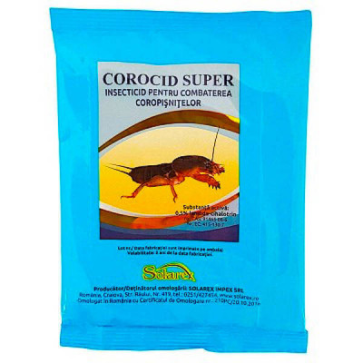 Corocid Super 250 gr insecticid contact coropisnite Solarex (tomate) foto