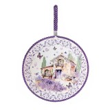 Cumpara ieftin Suport vase fierbinti pluta ceramica multicolora Lavanda II &Oslash; 19 cm